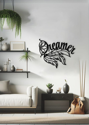 Сучасна картина на стіну в спальню, декоративне панно з дерева "Сон", стиль лофт 40х50 см Woodyard (292114071)