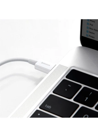 Кабель Superior Series Fast Charging USB-C to Lightning 20W 2m White (CATLYS-C02) [79371] Baseus (400894400)