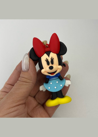Брелок Minnie Mouse Минни Маус для сумки ключей игрушка Силиконовый 8 см x 4.5 см Finding (322512612)