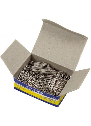 Скріпки 25 мм 100 шт круглі (10) Е41002 ECONOMIX (342745209)