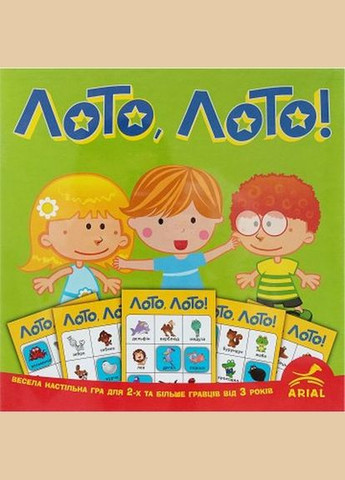Настільна гра "Лото" колір різнокольоровий 00-00042285 Arial (314892380)