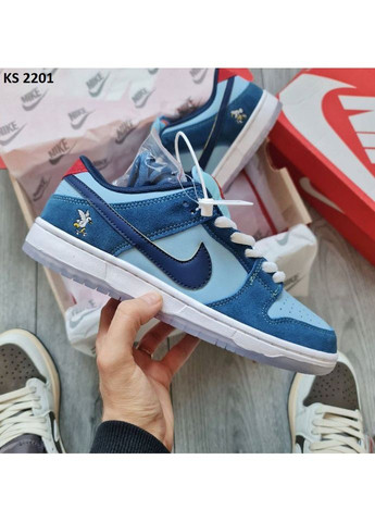 Цветные демисезонные кроссовки мужские nike sb dunk low pro x why so sad? найк сб данк No Brand