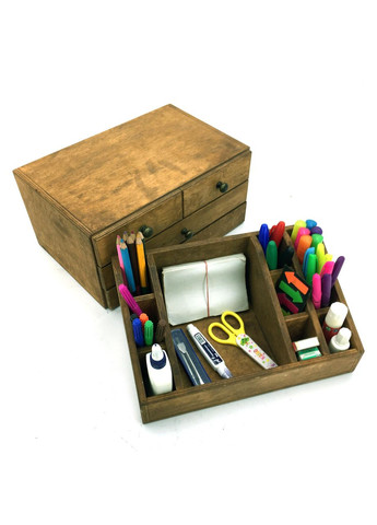 Настольный органайзер из дерева Ашвуд мускат (КНЦ-007007) No Brand (328227802)