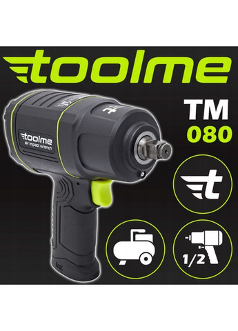 Гайковерт пневматический ударный 1850Нм 1/2'' Toolme Hammer (364357258)
