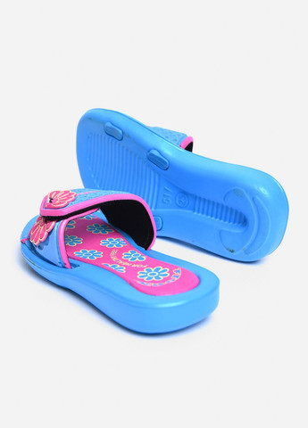 Шльопанці дитячі для дівчинки блакитного кольору Let's Shop (297128344)
