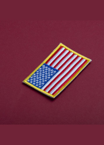 Набор шевронов 2 шт. на липучке Флаг США, вышитый патч нашивка 5х8 см IDEIA (275870188)