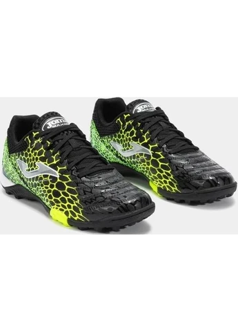 Черные сороконожки (шиповки) черно-желто-голубые maxw2531tf Joma