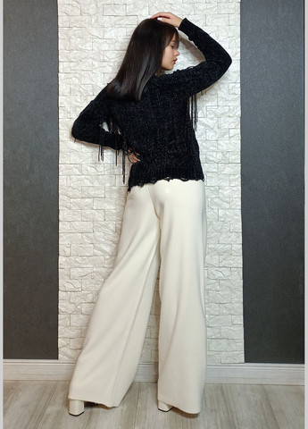 Чорний зимовий светр джемпер Jolio & co