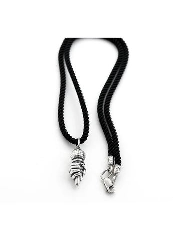 Кулон микрофон 9309 Maxi Silver (337132810)