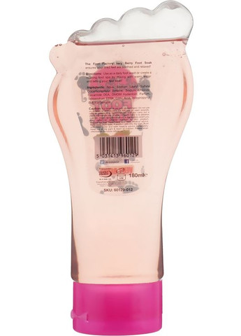 Ванночка для ніг "Very Berry" Foot Soak 180ml (637257-38793) The Foot Factory (368624800)