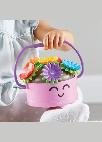 Розвиваюча іграшка Поппі «Квіти в кошику» (15 предметів) квіти, букет квітів Poppy Flower Pot Learning Resources (338426094)