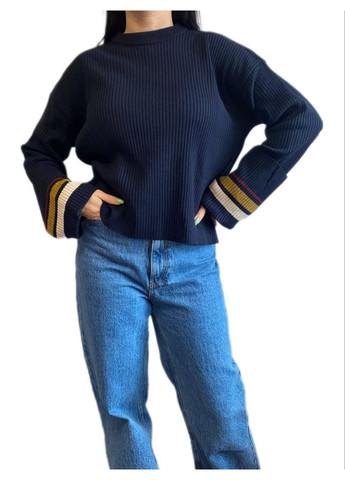 Синій демісезонний светр Wool & Cashmere