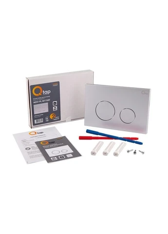 Смывная панель для унитаза Nest QT0111M11111SAT Qtap (392916400)