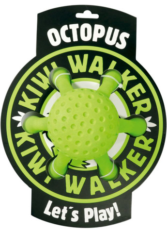 Игрушка для собак Осьминог 13 см Зеленая (8596075002770) Kiwi Walker (279561772)