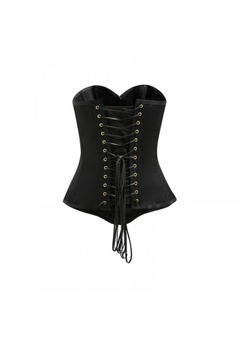 Корсет еротичний розмір, атласний, чорний UPKO (334709503)