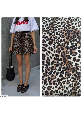 Шорти жіночі з високою посадкої та леопардовим принтом JUGO LIKE №0442 (298294959)