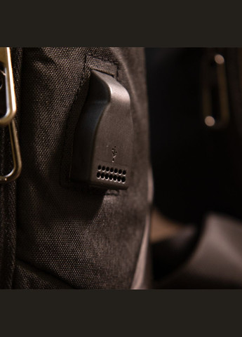 Эргономичный рюкзак через плечо с кодовым замком текстильный 20553 Vintage (303710439)