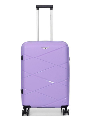 Чемодан средний М полипропилен сирень 65х44х28+5/77л/3.4кг/ 289 WORLDLINE (324802395)