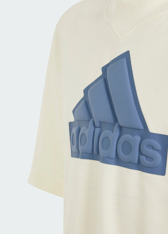 Бежевая демисезонная футболка future icons logo adidas