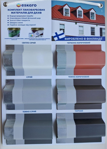 Фарба Katto для оцинкованого та металевого даху база А біла мат 0.9 л ESKARO (354298596)