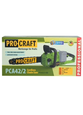Аккумуляторная цепная пила PCA42/2 (Без АКБ и ЗП) ProCraft (373047073)