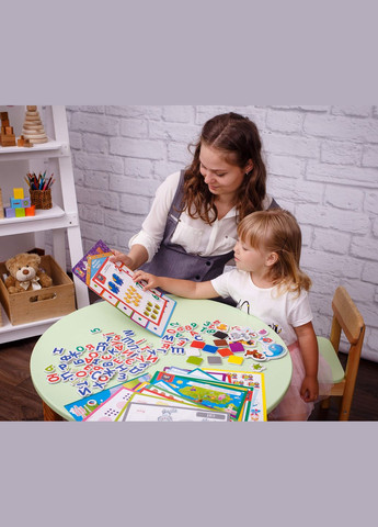 Алфавіт Математика English з магнітною дошкою, укр. мова () Vladi toys VT5412-04 (328394841)