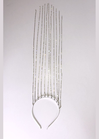 Обруч для волосся з ланцюжками зі страз No Brand (331900403)