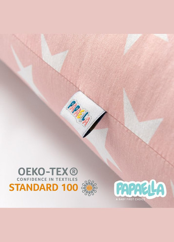 Бортик валик защитный мультифункциональный PAPAELLA 60х15 см, 120х15 см, детская кроватка, пудра IDEIA (302975669)