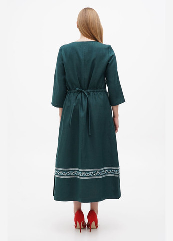 Зелена сукня ланна, р., код 0232/56/606 ГАЛЕРЕЯ ЛЬОНУ
