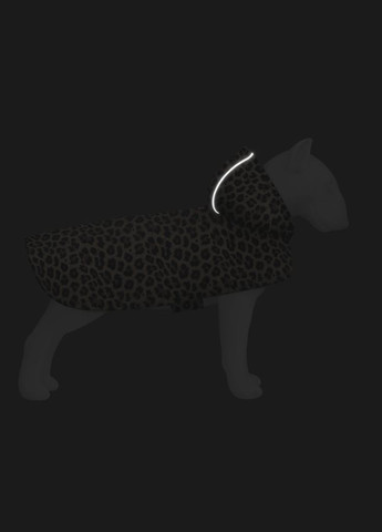 Дождевик-накидка с капюшоном для собак Clothes, рисунок "Леопард", XXS, А 23-26 см, B 30-36 см, С 15-20 см WAUDOG (332879839)