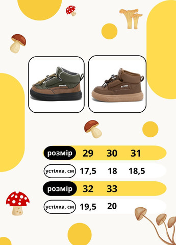 Осенние ботинки детские демисезонные с утеплителем No Brand на шнурках