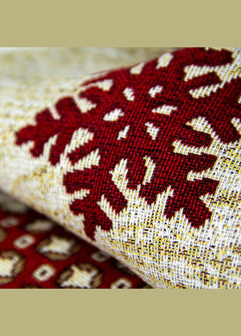 Новогодняя скатерть дорожка на стол, гобеленовый ранер на новогодний стол "Зимняя нежность" Maystat (306748482)