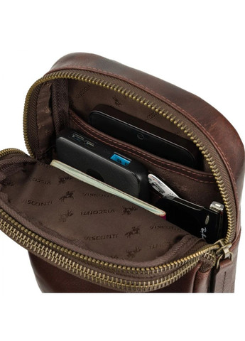 Рюкзак слинг мужской из натуральной кожи S42_brn Visconti (362732748)