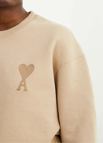 Бежевый свитшот Ami (302975640)