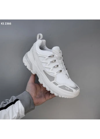 Білі кросівки чоловічі salomon acs pro advanced white саломон акс про білі демісезон No Brand