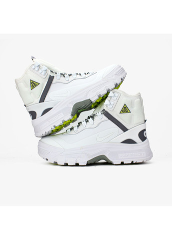 Білі Осінні кросівки чоловічі і жіночі nike acg air zoom gaiadome gtx white | найк ацг аір зум гайадом білі No Brand