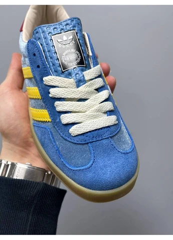 КРОСІВКИ ЖІНОЧІ ADIDAS X GUCCI GAZELLE BLUE АДІДАС ГАЗЕЛЬ СИНІ No Brand сині демісезони (391939589)