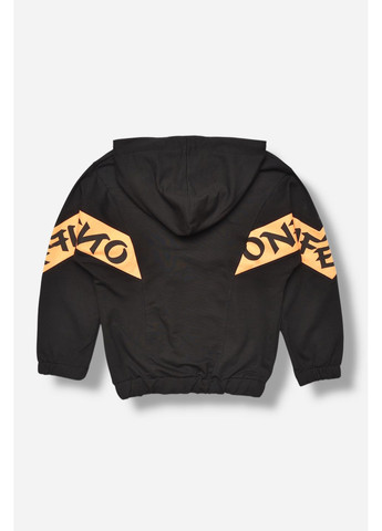 Кофта підліткова для дівчинки чорного кольору з принтом Let's Shop (365310283)