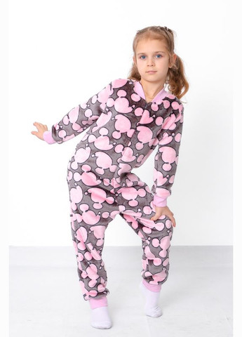 Світло-сіра зимня комбінезон для дівчинки (p-6981) Носи своє