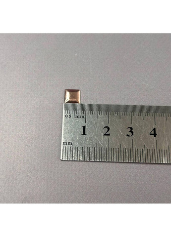 10г - Металострази термоклейові, квадрат 7 мм - рожевий Plus-plus (352751915)