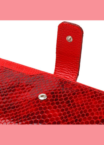 Лакований жіночий гаманець із натуральної шкіри з тисненням під змію 21639 Canpellini (331911153)