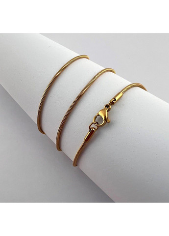 Ланцюжок з медичної сталі з позолотою шириною 1.5 мм C-014.G1.5 No Brand (299486406)