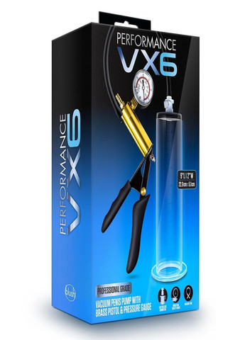 Вакуумна помпа VX6 VACUUM PENIS Pump CLEAR Blush (297132186)