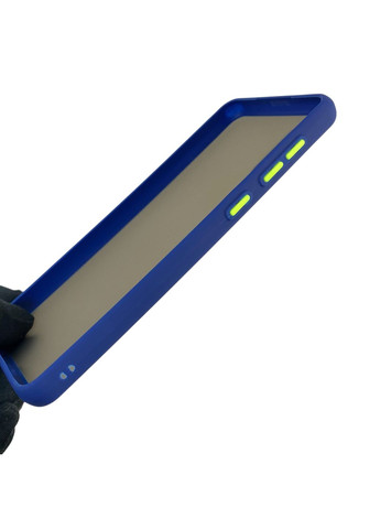 Чехол для телефона Galaxy A02 SM-A022G с высокими бортами с защитой камеры на самсунг а02 темно-синий Samsung (366234924)