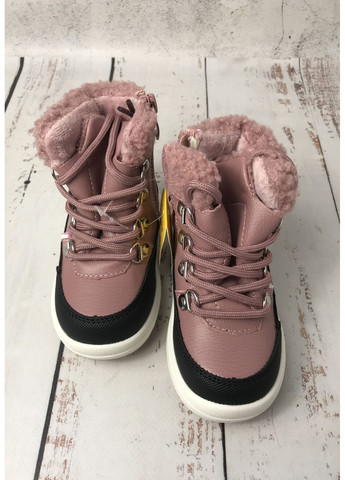 Черевики зимові дитячі на дівчинку Рожевий (1044) Clibee (354822833)