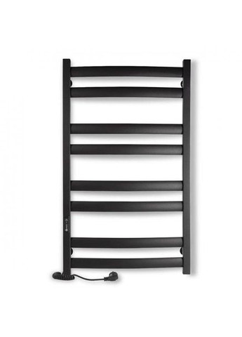 Електрична сушарка для рушників Зебра Атлант ЧКЧ8 500Х900 Е чорний, ліве під'єднання Laris (318681459)