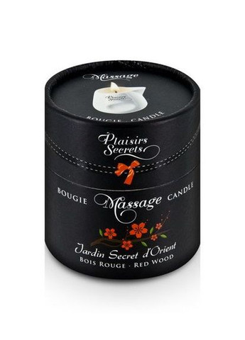 Масажна свічка Red Wood 80 мл - CherryLove Plaisirs Secrets (282850106)