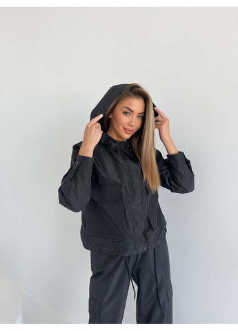 Жіноча молодіжна вітровка оливкового кольору в розмірах 42-44, 46-48 на блискавці (351585073)