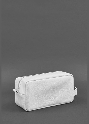 Шкіряна косметичка-несесер 6.0 білий флотар (A-027462) BlankNote (329743061)