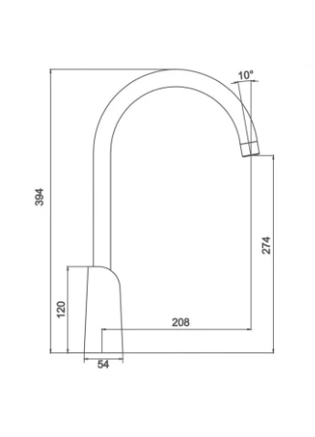 Смеситель для кухни G4003-6 GAPPO (396975147)